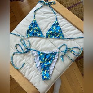 SOLD Loleia Floral String Bikini